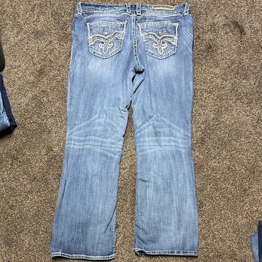 Rock Revival Women’s Diella Easy Boot Jeans 36 18 18W Excellent Condition